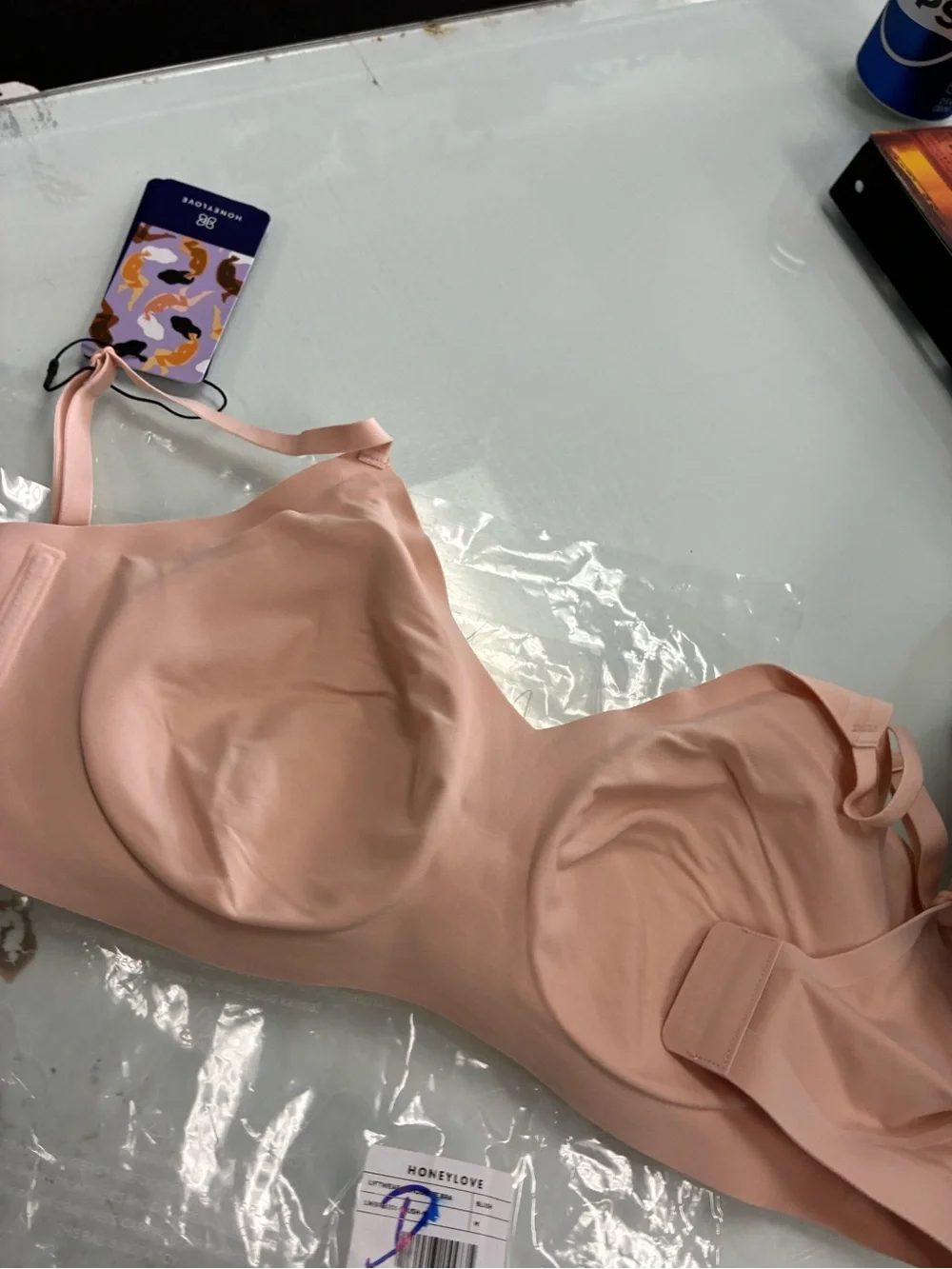 Honeylove Seamless Nude/Blush Wireless Bra